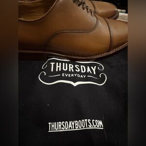 Thursdays Men's Brown Leather Shoes